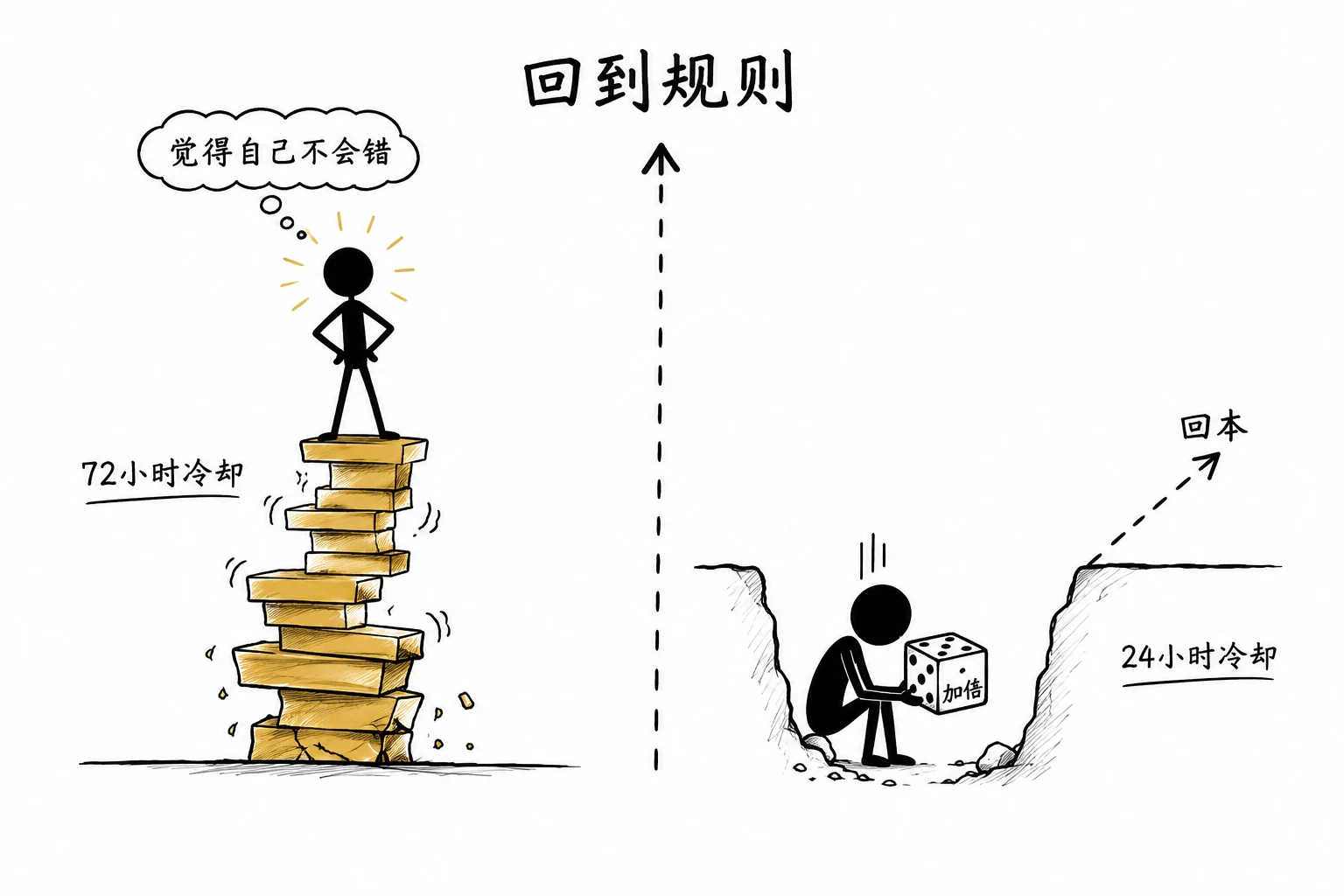 图 7-6  冷却机制 · 大亏大赚之后